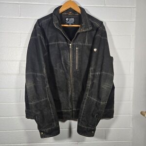 Kuhl Vintage Patina Dye Burr Jacket XXXL 3XL 100% Cotton Streetwear Workwear